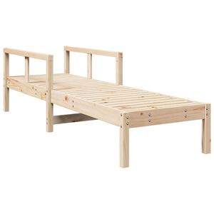 vidaXL Sonnenliege 199,5x62x55 cm Massivholz Kiefer