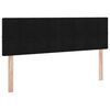 vidaXL Aufbewahrungsbett mit Matratze Schwarz 140 x 190 cm Samt