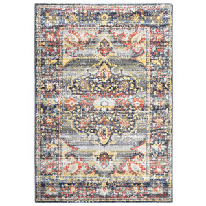 vidaXL Teppich Blau 160 x 230 cm PP