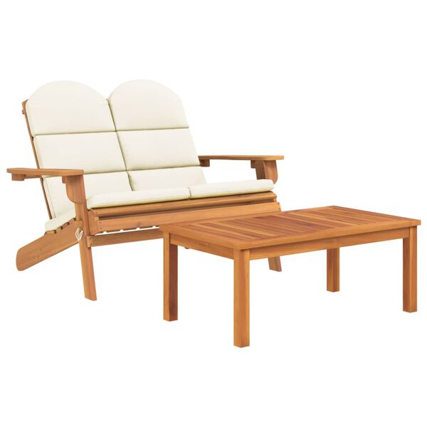 vidaXL 4-tlg. Garten-Lounge-Set Adirondack Massivholz Akazie