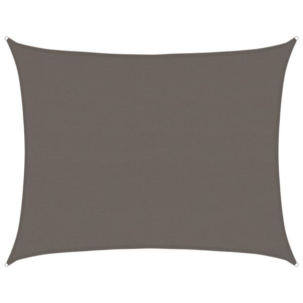 vidaXL Sonnensegel 160 g/m&sup2; Anthrazit 6x8 m HDPE