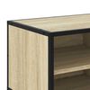 vidaXL TV-Schrank Sonoma-Eiche 80x34,5x40 cm Holzwerkstoff und Metall
