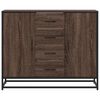 vidaXL Sideboard Braun Eichen-Optik 92x35x76 cm Holzwerkstoff