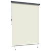 vidaXL Rollo mit Vorh&auml;ngen Creme 200 x 250 cm Stoff und Aluminium