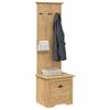vidaXL Flurschrank BODO Honigbraun 50 x 40 x 156,7 cm Holzwerkstoff