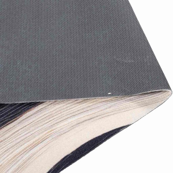 vidaXL K&uuml;chen Teppich Schwarz 300 x 60 cm Samt