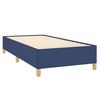 vidaXL Boxspringbett mit Matratze Blau 80x200 cm Stoff