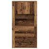 vidaXL Highboard mit Schubladen Altholz 80 x 33 x 150 cm Holzwerkstoff