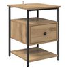 vidaXL Nachttisch 2 pcs Artisan-Eiche 40 x 42 x 56 cm Holzwerkstoff