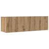 vidaXL 5-tlg. TV-Schrank-Set Wandmontage Artisan-Eiche Holzwerkstoff