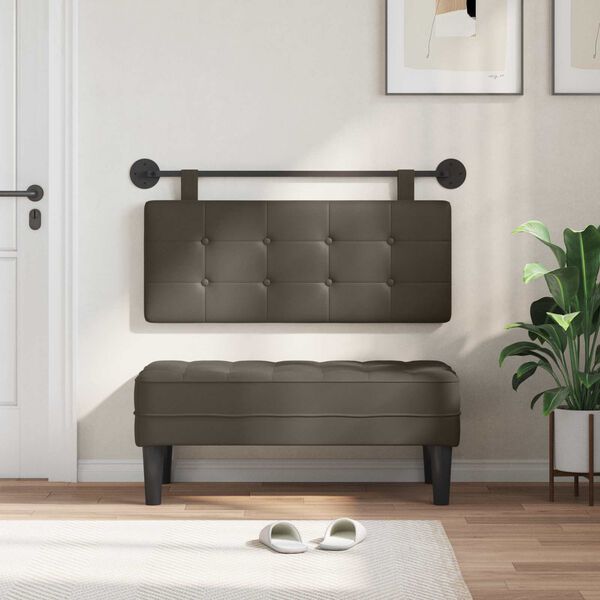 vidaXL H&auml;ngevorderseite Wandmontiert Kunstleder