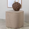 Venture Home Hocker Piff 44x44x41 cm Teddy Beige