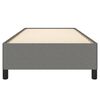 vidaXL Bettgestell ohne Matratze Dunkelgrau 90x200 cm Stoff