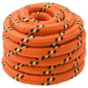 vidaXL Bootsseil 3 mm 50 m Orange