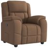 vidaXL Relaxsessel Braun Stoff