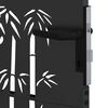 vidaXL Gartentor 85x175 cm Cortenstahl Bambus-Design