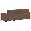 vidaXL 3-Sitzer-Sofa Braun 220x77x82 cm Stoff
