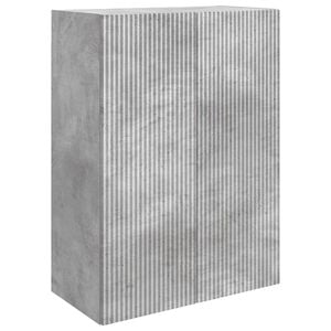 vidaXL Wandschrank Betongrau 66 x 34,5 x 90 cm Holzwerkstoff