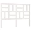 vidaXL Bett-Kopfteil Wei&szlig; 146x4x104 cm Massivholz Kiefer