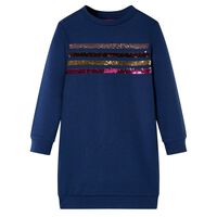 Kinder-Pulloverkleid Marineblau 92