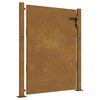 vidaXL Gartentor 100x150 cm Cortenstahl