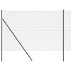 vidaXL Kettenzaun Bodenbefestigung 10 x 1,5 m PVC-beschichteter Stahl