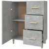 vidaXL Sideboard Betongrau 69,5x34x90 cm Holzwerkstoff