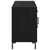 vidaXL Sideboard Schwarz Eichen-Optik 100 x 36 x 60 cm Holzwerkstoff