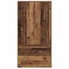 vidaXL Badezimmerschrank Altholz 79,5 x 49 x 156 cm Holzwerkstoff