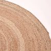 LABEL51 Teppich Jute Rund 150 cm Natur