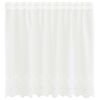 vidaXL Spitzenvorhang Wei&szlig; 80 x 150 cm Polyester