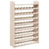 vidaXL Weinregal mit Oberplatte 72,5x25x111,5 cm Massivholz Kiefer