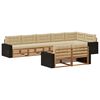 vidaXL Outdoor-Sofagarnitur 8 stk. Natur und Beige