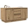 vidaXL TV-Schrank mit LED-Leuchten Artisan-Eiche 100x41x50 cm
