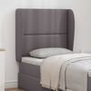 vidaXL Kopfteil Ohr Dunkelgrau 80 x 23 x 6 cm PVC