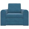 vidaXL Schlafsofa Blau 98 x 71 x 83 cm Samt