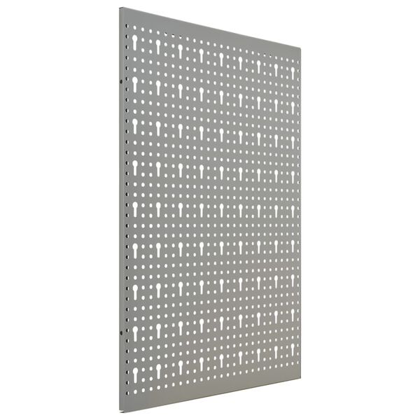 vidaXL Werkzeugwand 3 Stk. 40×58 cm Stahl
