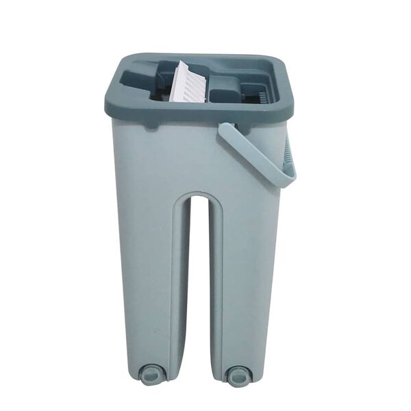 Aqua Laser Flacher Mopp Grau