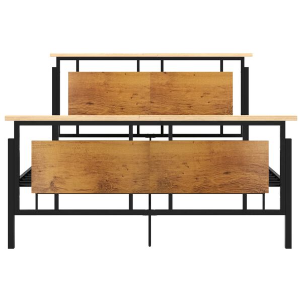 vidaXL Bettgestell Metall 140x200 cm
