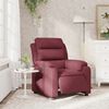 vidaXL Relaxsessel Elektrisch Weinrot Stoff