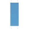 vidaXL Plissee Blau 45x150 cm Stoffbreite 44,4 cm Polyester
