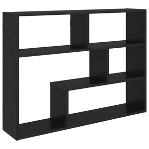 vidaXL Wandregal Wandhalterung Schwarze Eiche 95 x 20 x 69,5 cm