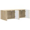 vidaXL TV-Wandschrank 2 pcs Sonoma-Eiche 59,5 x 31 x 40 cm