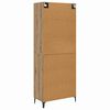 vidaXL Highboard Artisan-Eiche 69,5 x 34 x 180 cm Holzwerkstoff