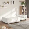 vidaXL Schlafsofa 2-Sitzer Creme Samt