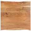 vidaXL Couchtisch mit Baumkanten 60x60x40 cm Massivholz Akazie