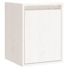 vidaXL Wandschrank Wei&szlig; 30x30x40 cm Massivholz Kiefer