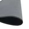 vidaXL Teppich Rund Schwarz 100 cm Bambus