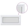 vidaXL Kellerfenster Innenseite Farbe Wei&szlig; RISOR 50 x 55 cm