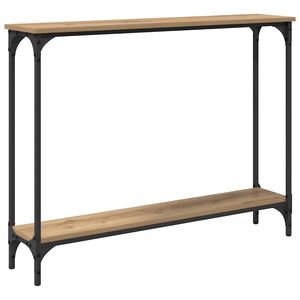 vidaXL Konsolentisch Artisan-Eiche 100 x 22,5 x 75 cm Holzwerkstoff